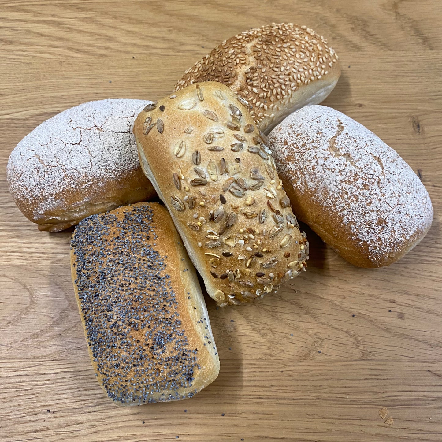 Afbak broodjes klein (5st.)