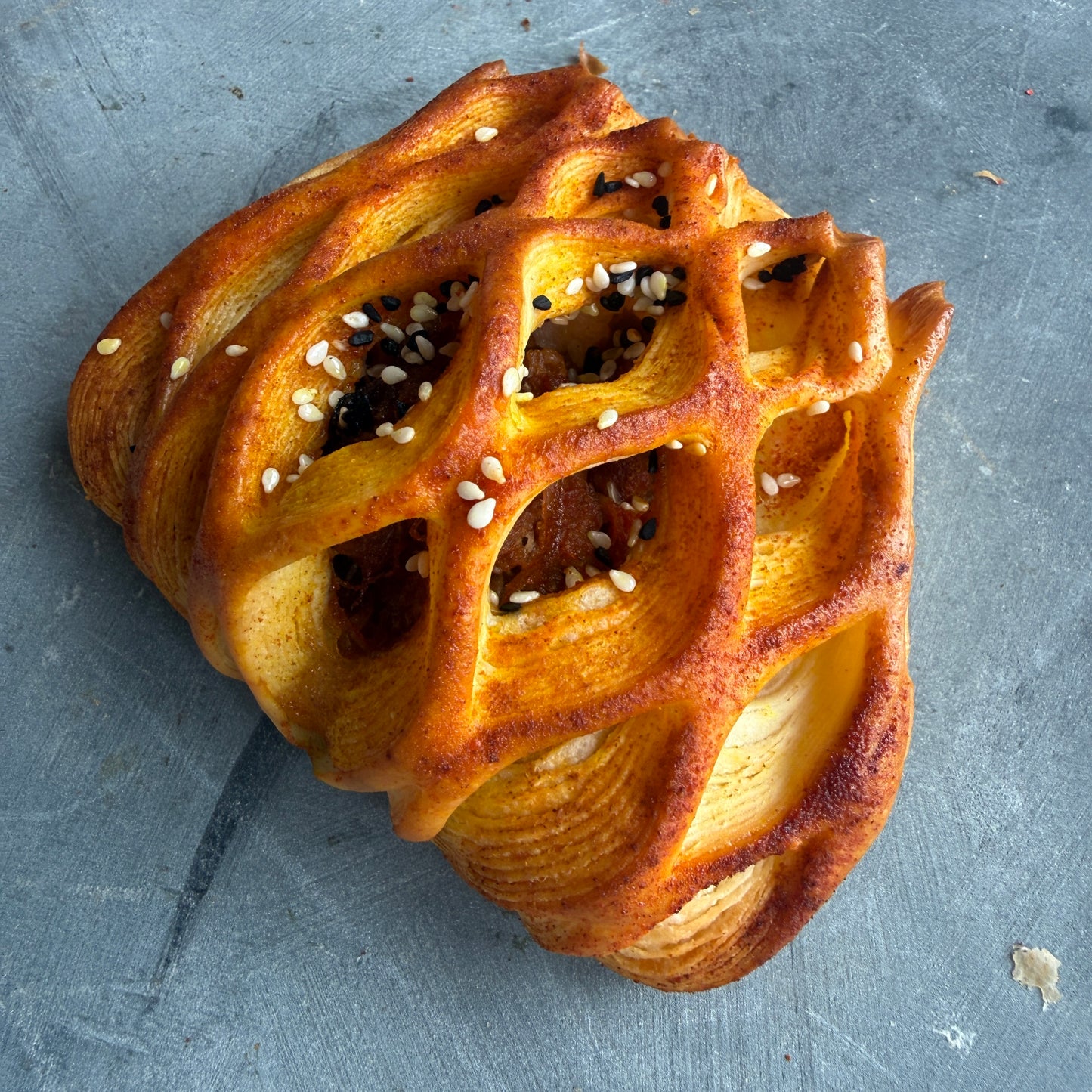 Pulled pork croissant