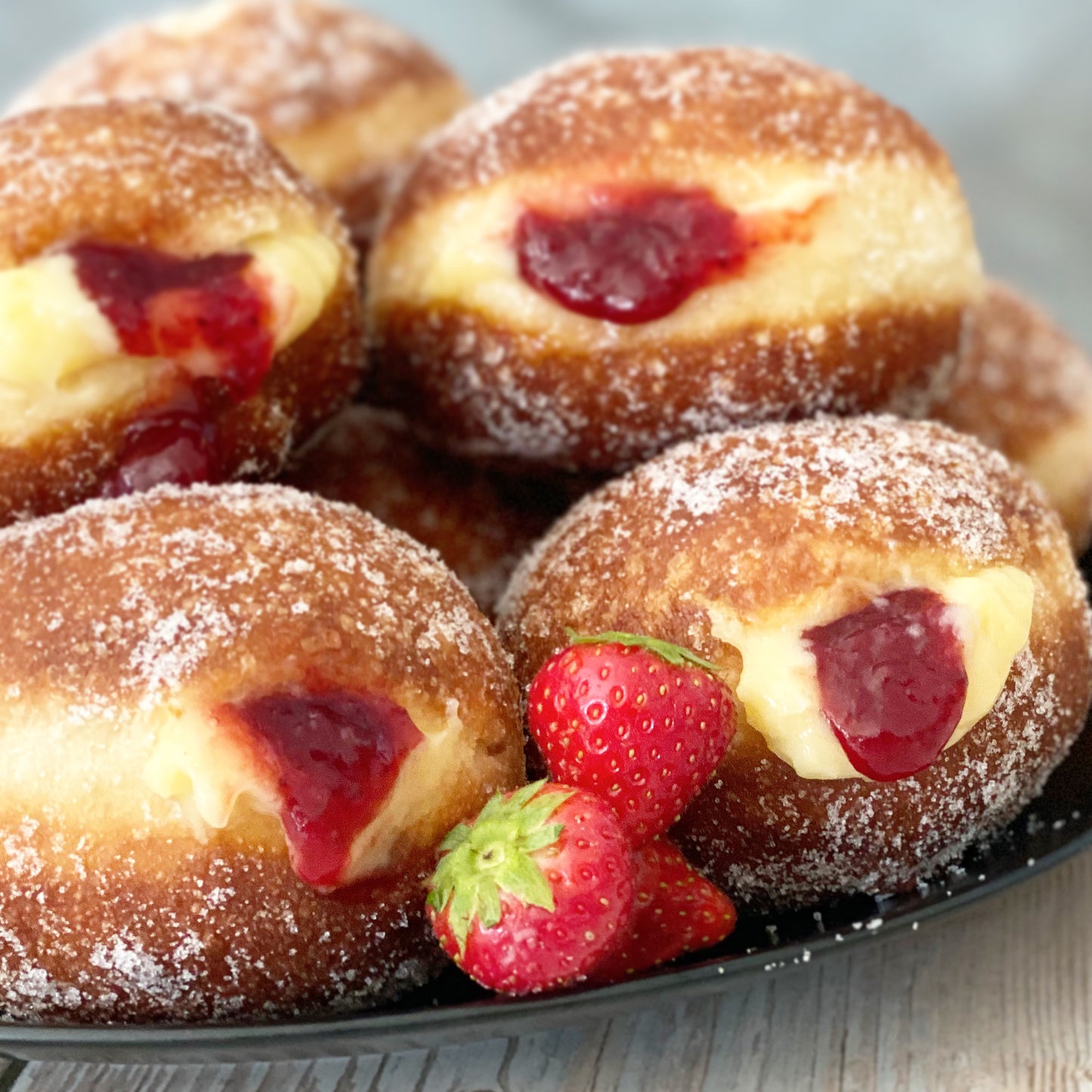Bomboloni a la crema