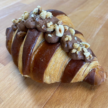 Hazelnoot chocolade croissant