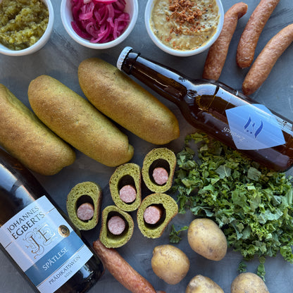 Boerenkool met worstenbroodjes