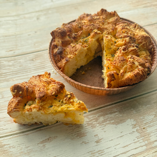 Croissant plukbrood oude kaas & oregano