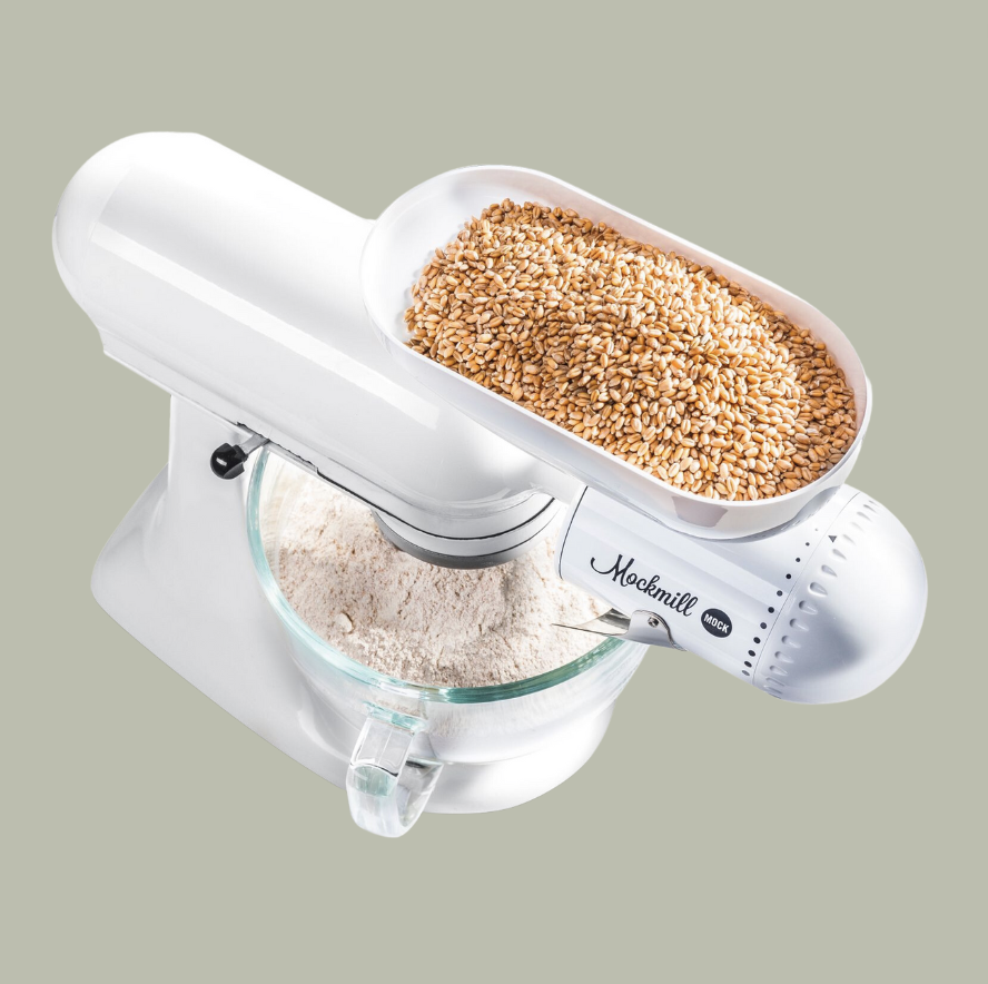 Mockmill Grain Mill Attachment for Kenmore and KitchenAid Mixers