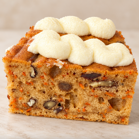 Carrot cake blokjes (4 stuks)