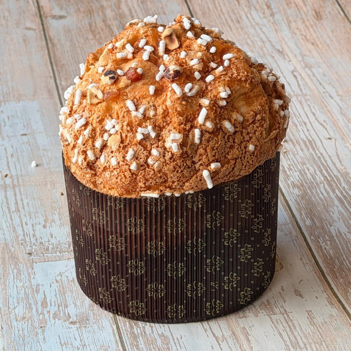 Luxe stoofperen panettone