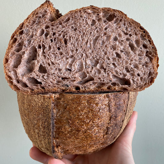 Rode tarwe volkoren brood